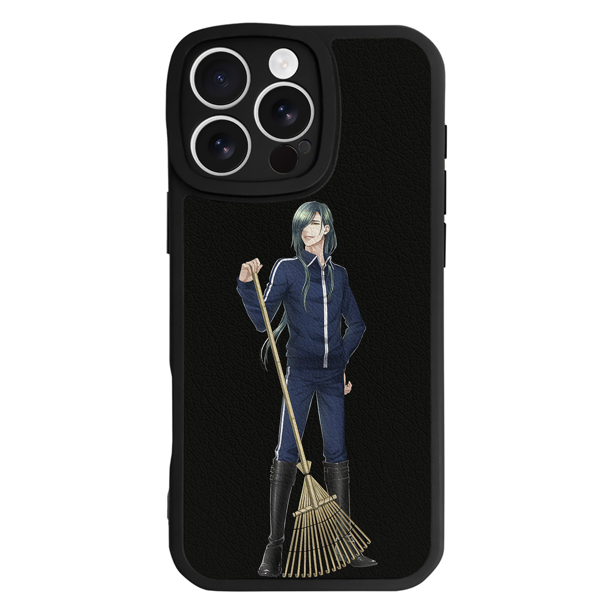 （画像用） 刀剣乱舞 Touken Ranbu 【iPhone 16シリーズ対応】シリコンスマホケース（レザー調） 材質：シリコン